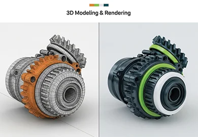 3D-Modeling-and-Rendering