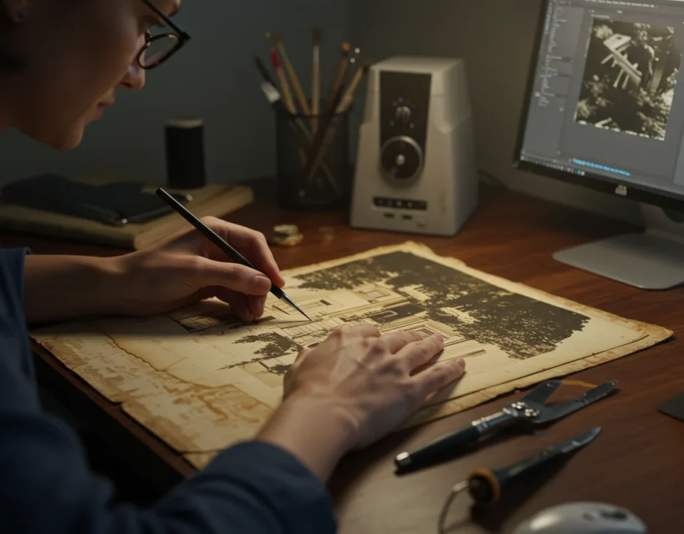 Art and Science of Picture Restoration