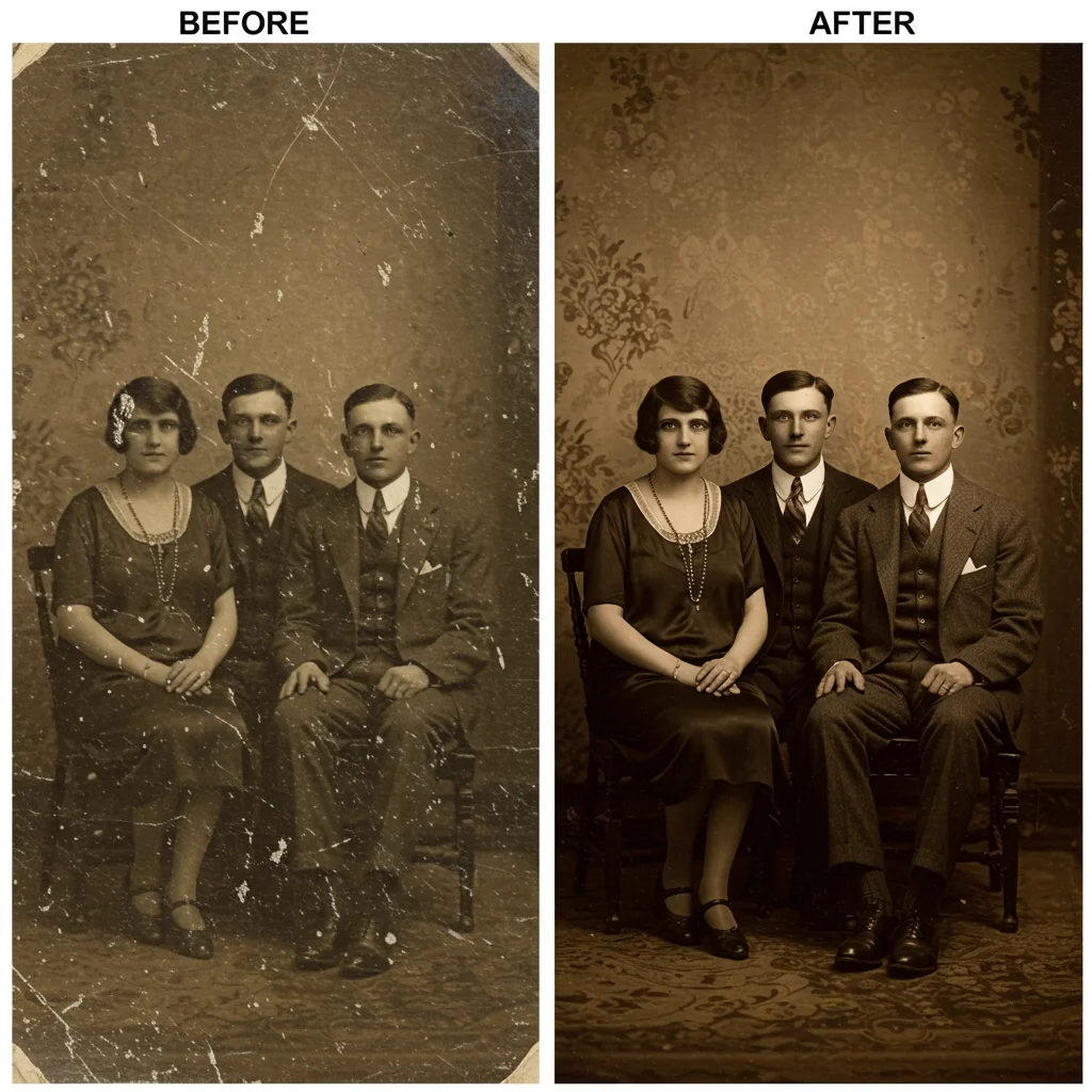 Before After Restoration