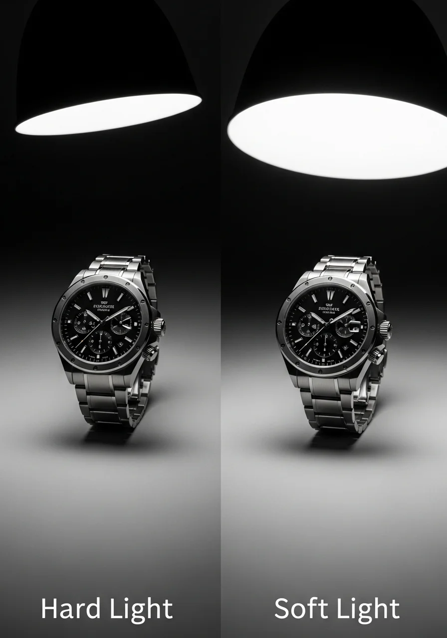 Hard vs Soft Light Comparison