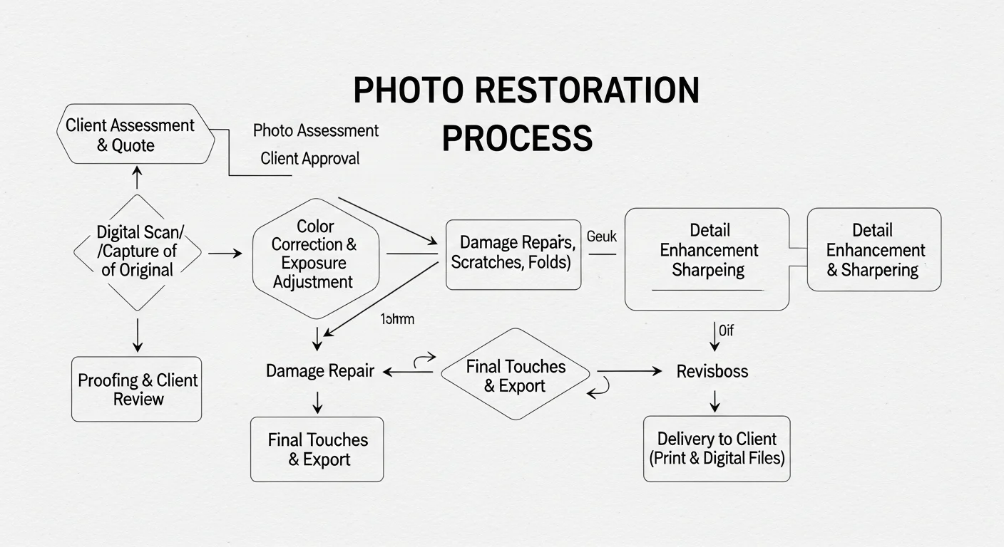 photo restoration process