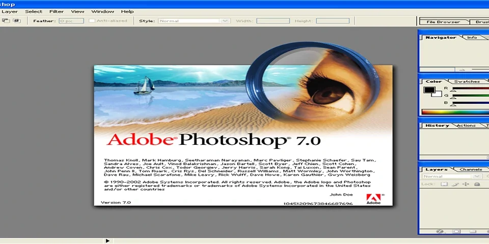 Adobe Photoshop 7.0