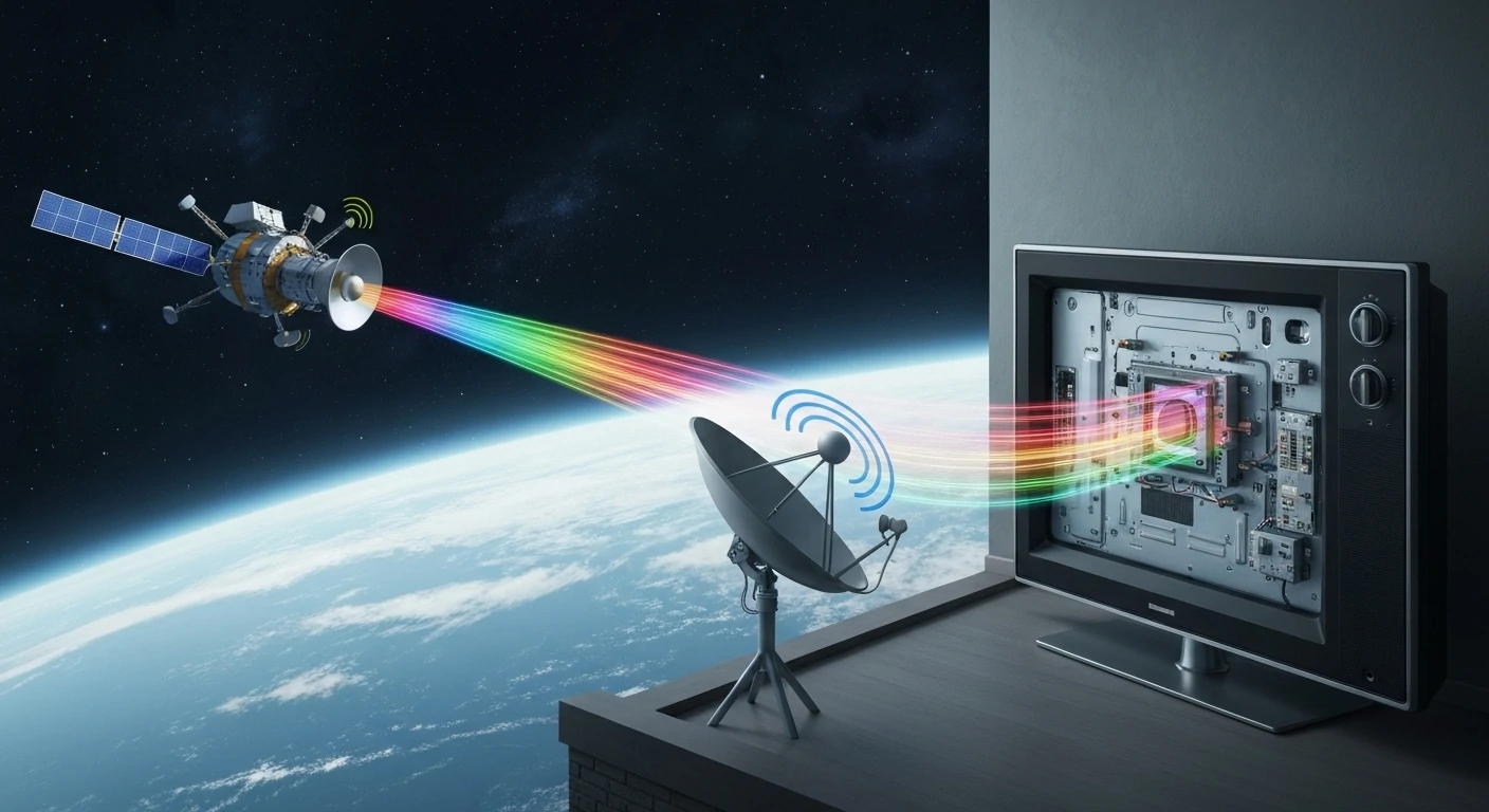 How Satellite TV Signals Travel From Space to Your Home