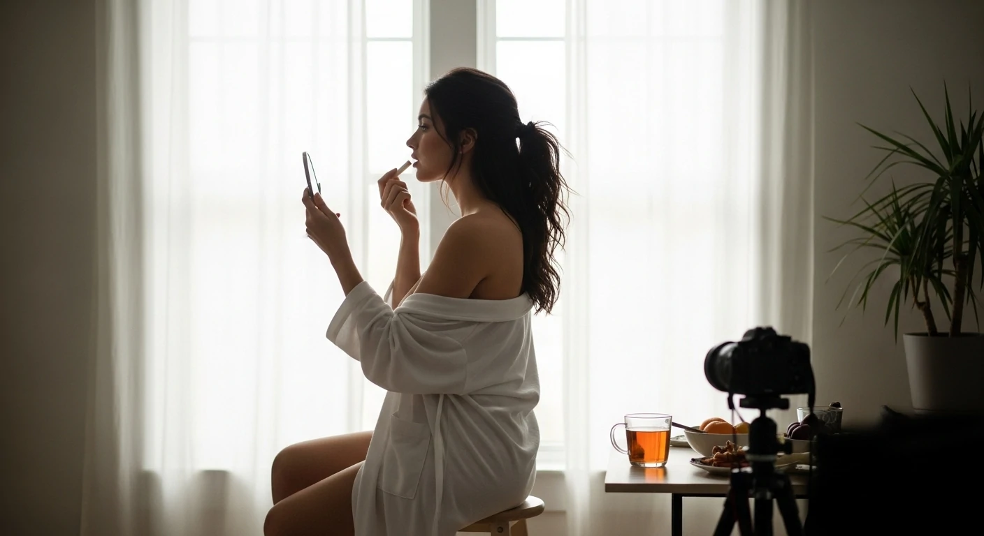 Preparing for a Naked Photoshoot