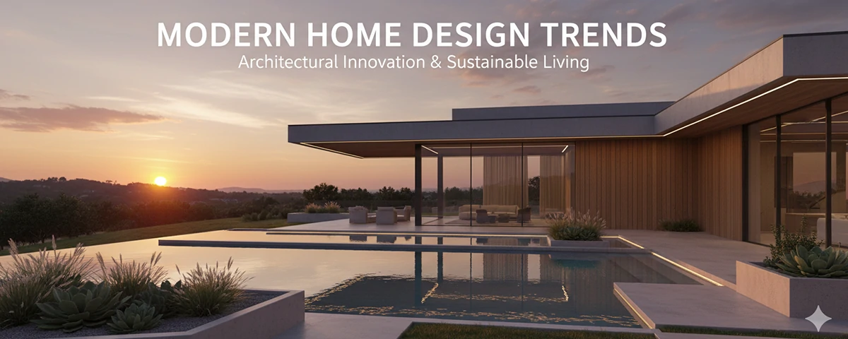 3D Rendering of a Modern House