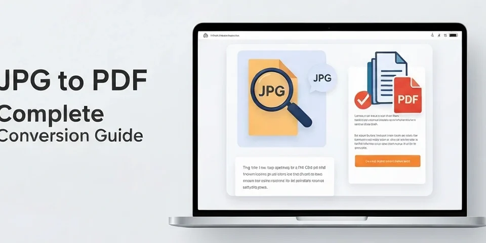 JPG to PDF Complete Conversion Guide