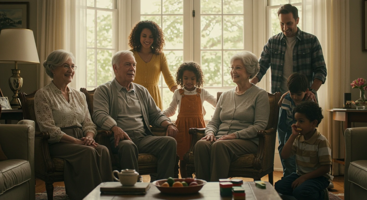 Multi-generational family portrait