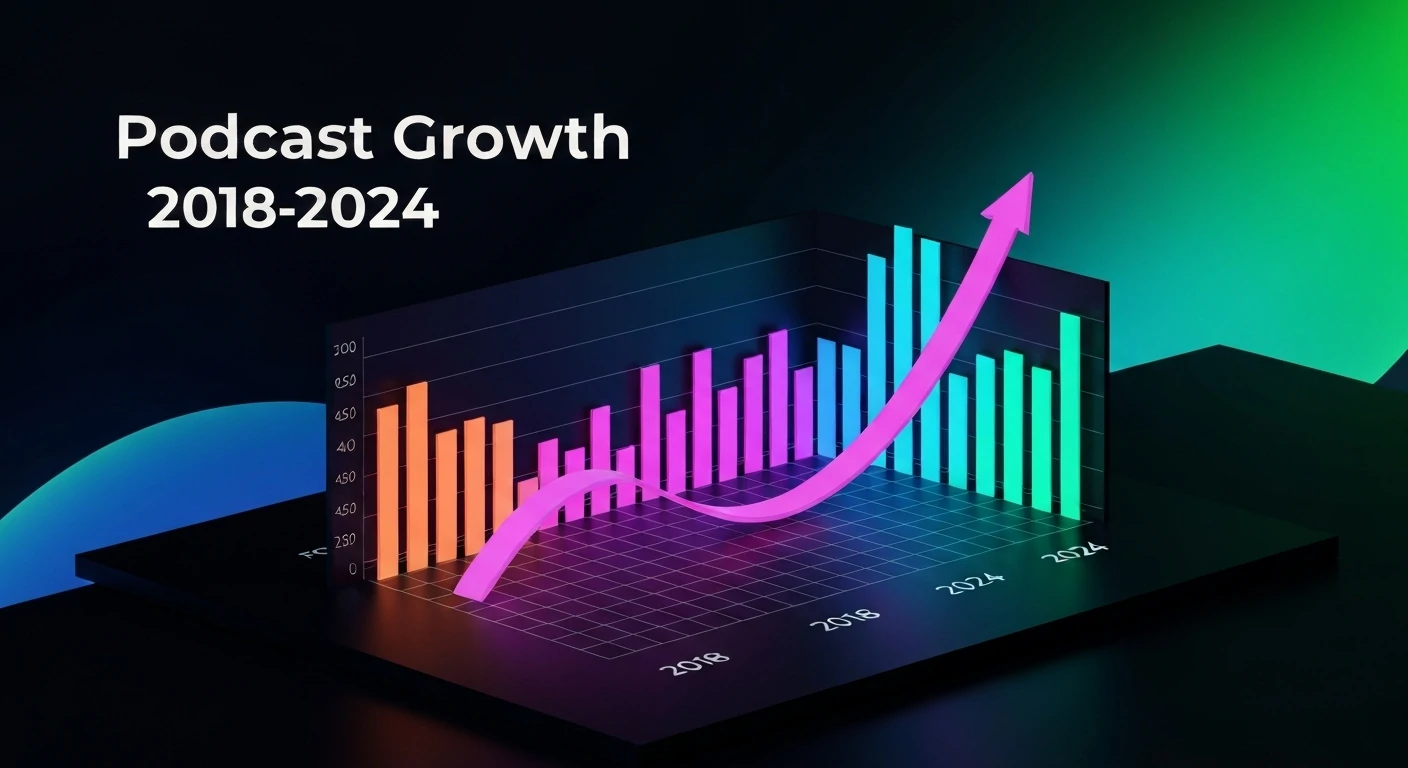 Podcast Growth 2018-2024