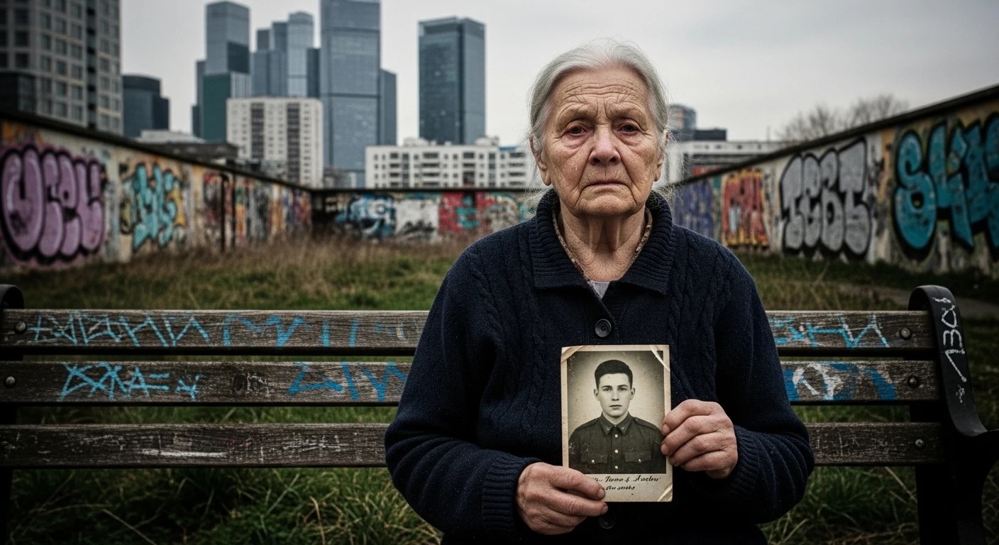 Powerful image telling a social or cultural story