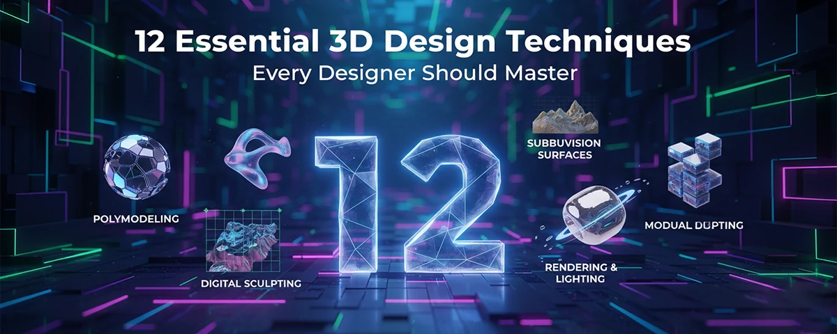12 Essential 3D Design Techniques Every Designer Should Master