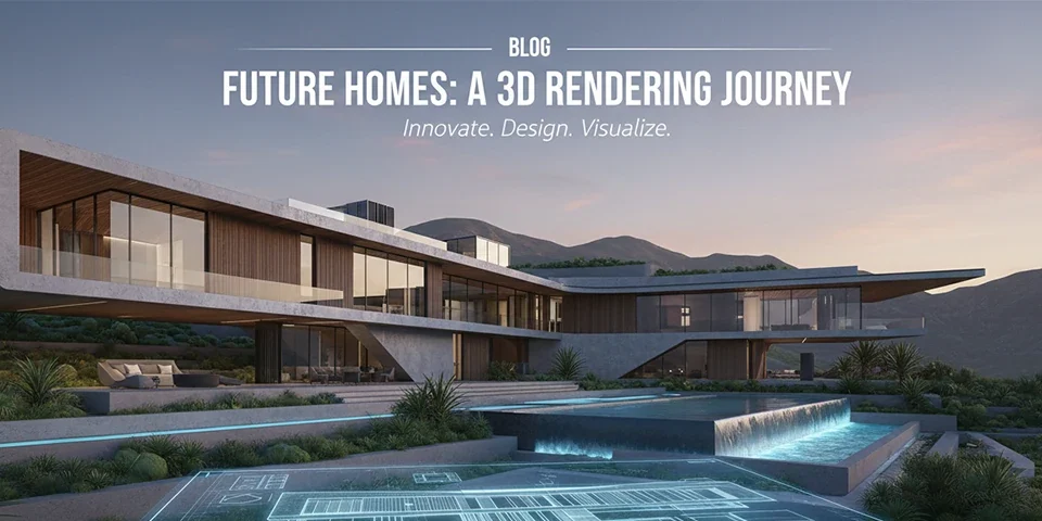 3D Rendering of a House