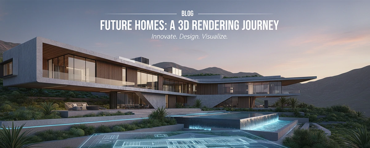 3D Rendering of a House