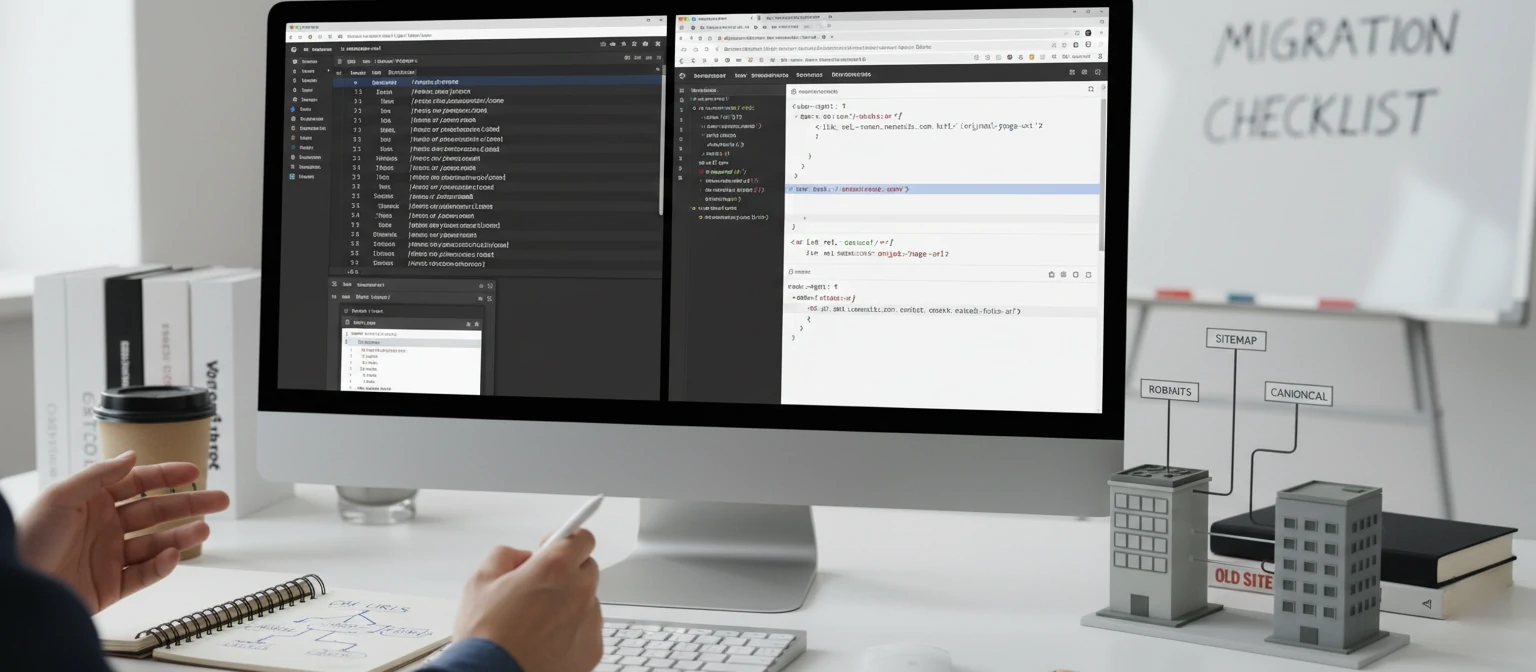 Code examples showing proper implementation of XML sitemaps, robots.txt files, and canonical tags