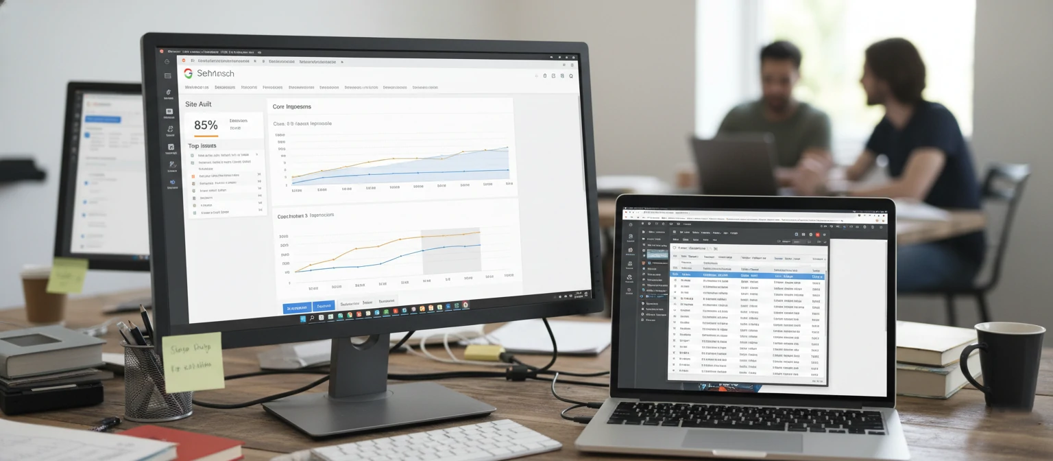 Collection of popular SEO audit tools including Google Search Console