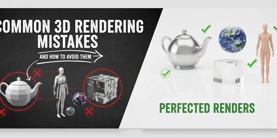 Common 3D Rendering Mistakes and How to Avoid Them