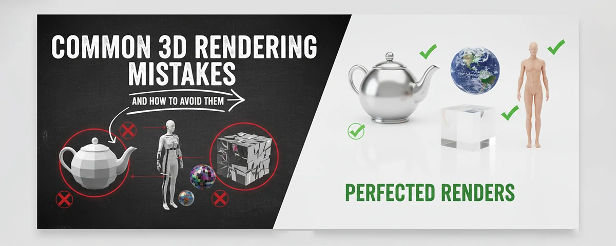 Common 3D Rendering Mistakes and How to Avoid Them