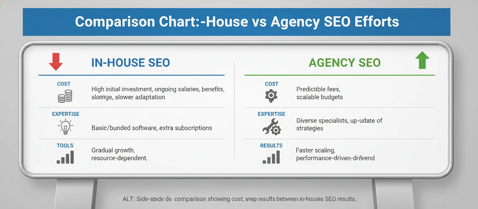 In-House vs Agency SEO Efforts