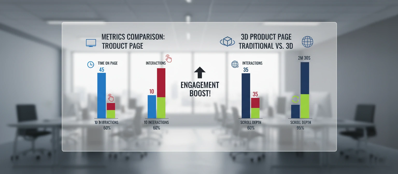 Infographic comparing engagement metrics