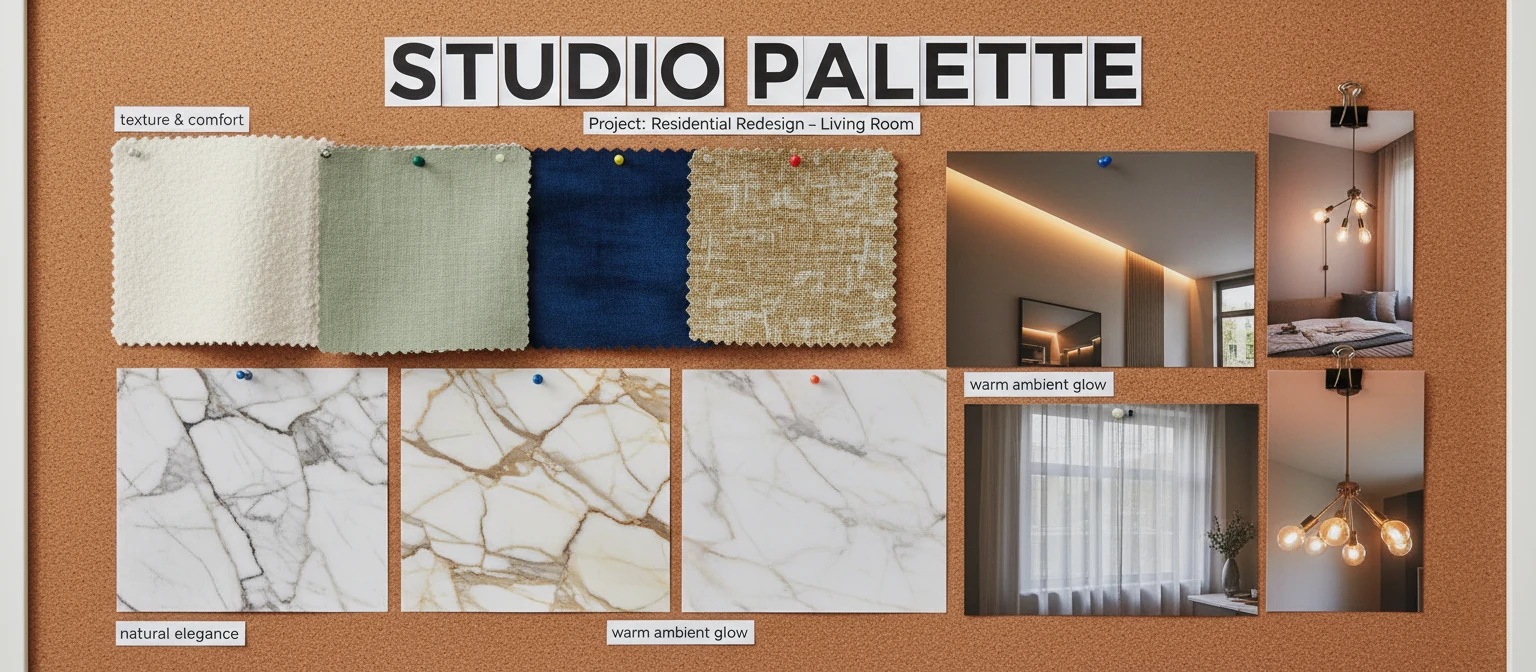 A Mood Board collage