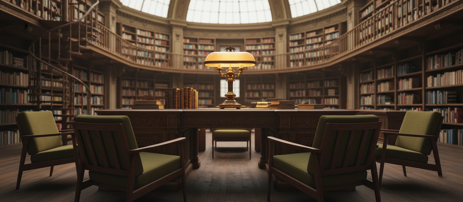 A photo of the library