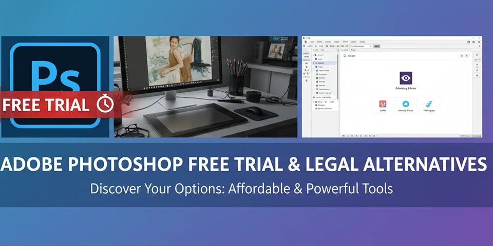 Adobe Photoshop Free Trial & Legal Alternatives