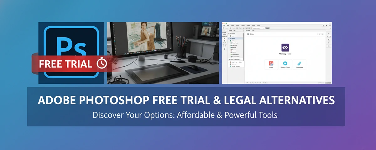 Adobe Photoshop Free Trial & Legal Alternatives