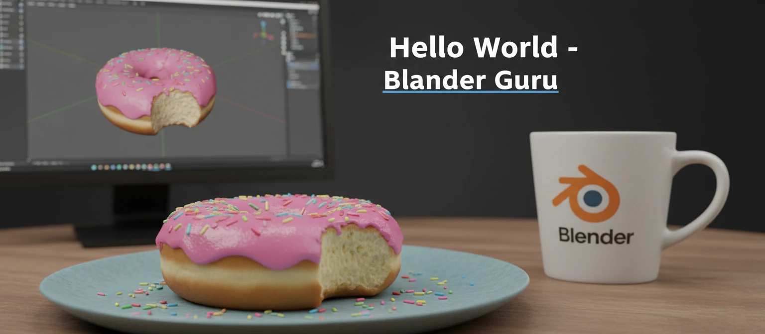 Donut a nod to the Blender Guru's famous project