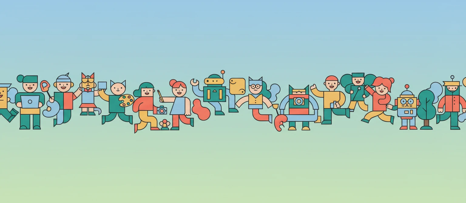 Flat Design Character Wave for 2D Animation & Vectors