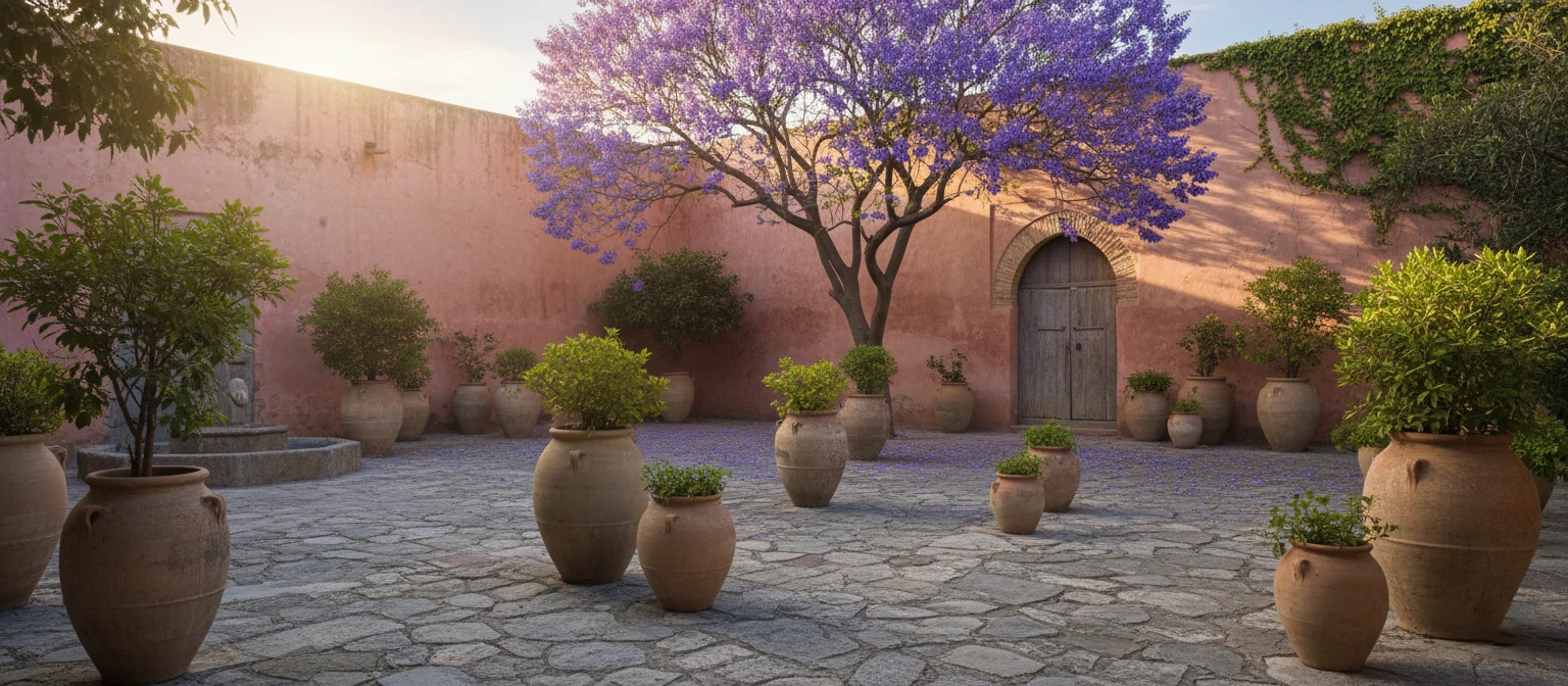 The serene courtyard (Patio de las Ollas)