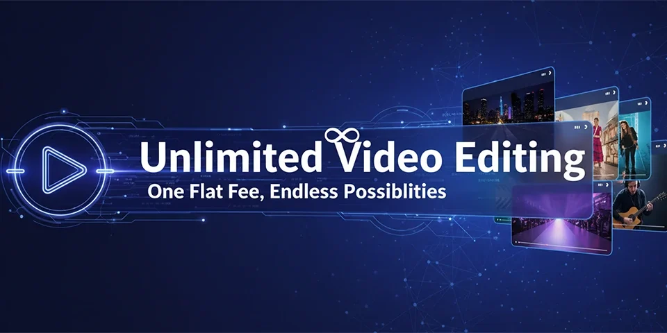 Unlimited Video Editing One Flat Fee, Endless Possibilities