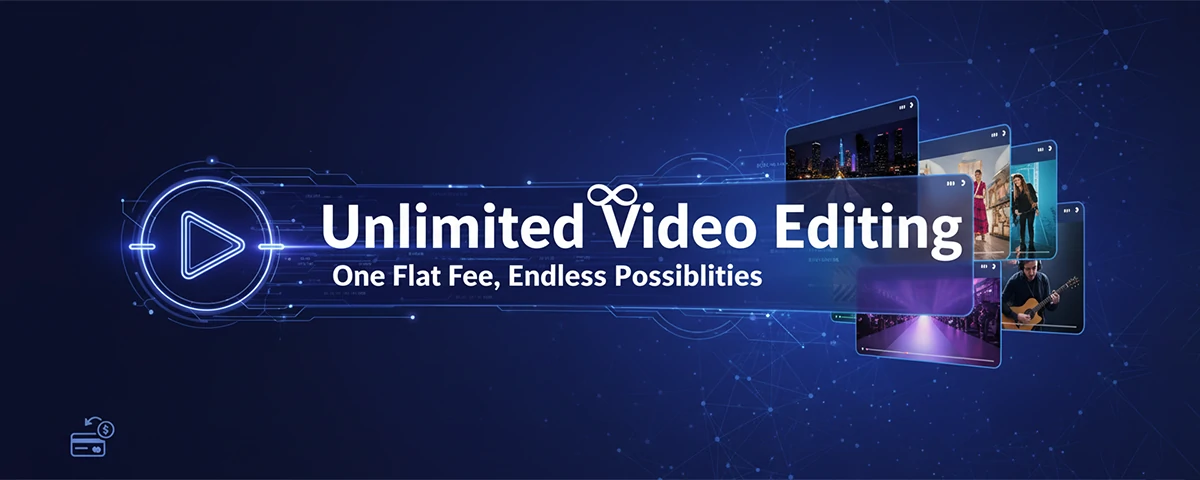 Unlimited Video Editing One Flat Fee, Endless Possibilities
