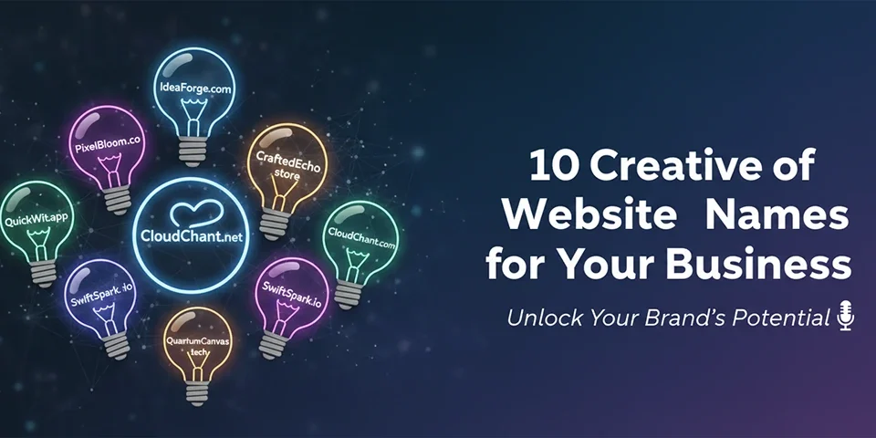 10 Creative Examples of Website Names for Your Business