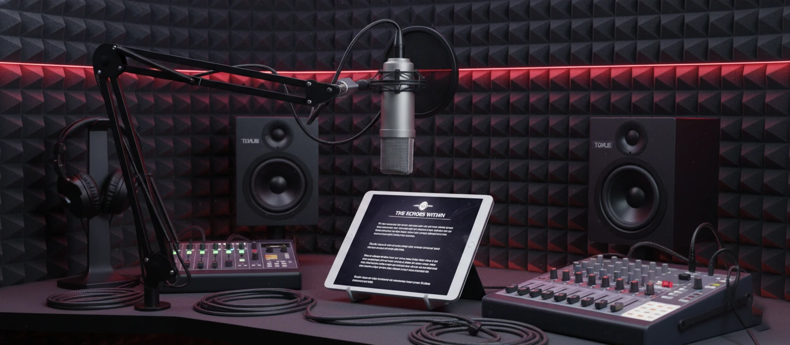 A Gear Porn shot of a high-end sound booth