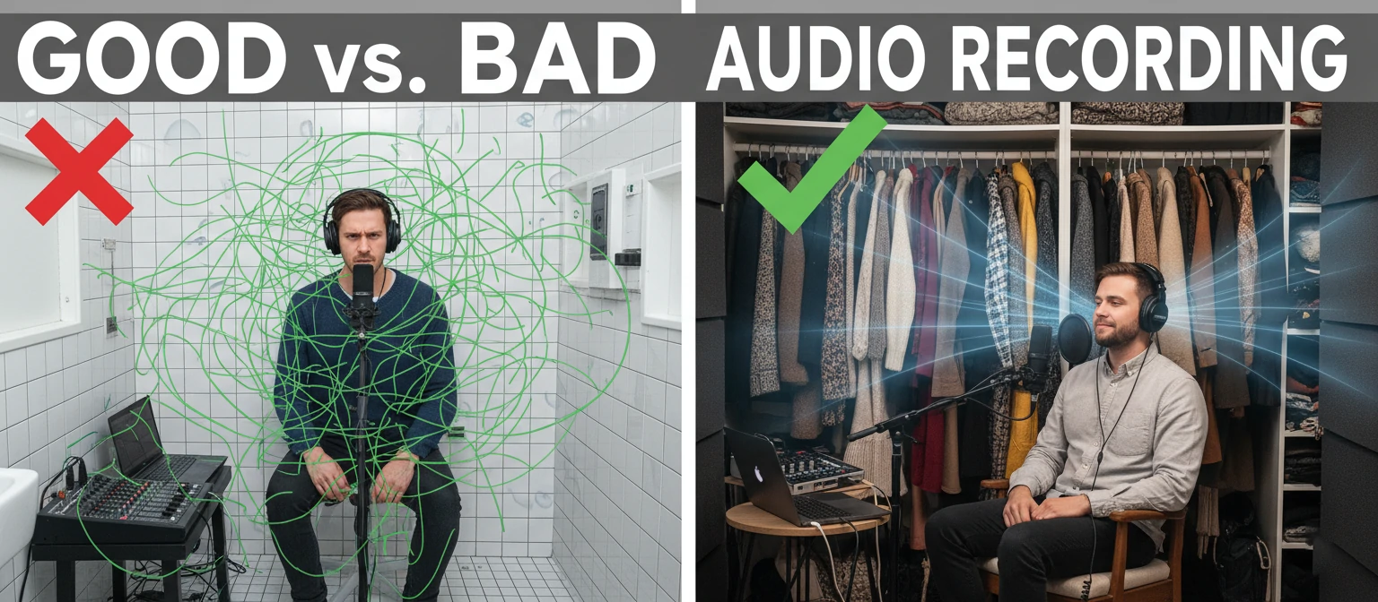 A Good vs Bad studio setup