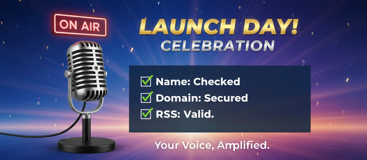 A Launch Day celebration graphic