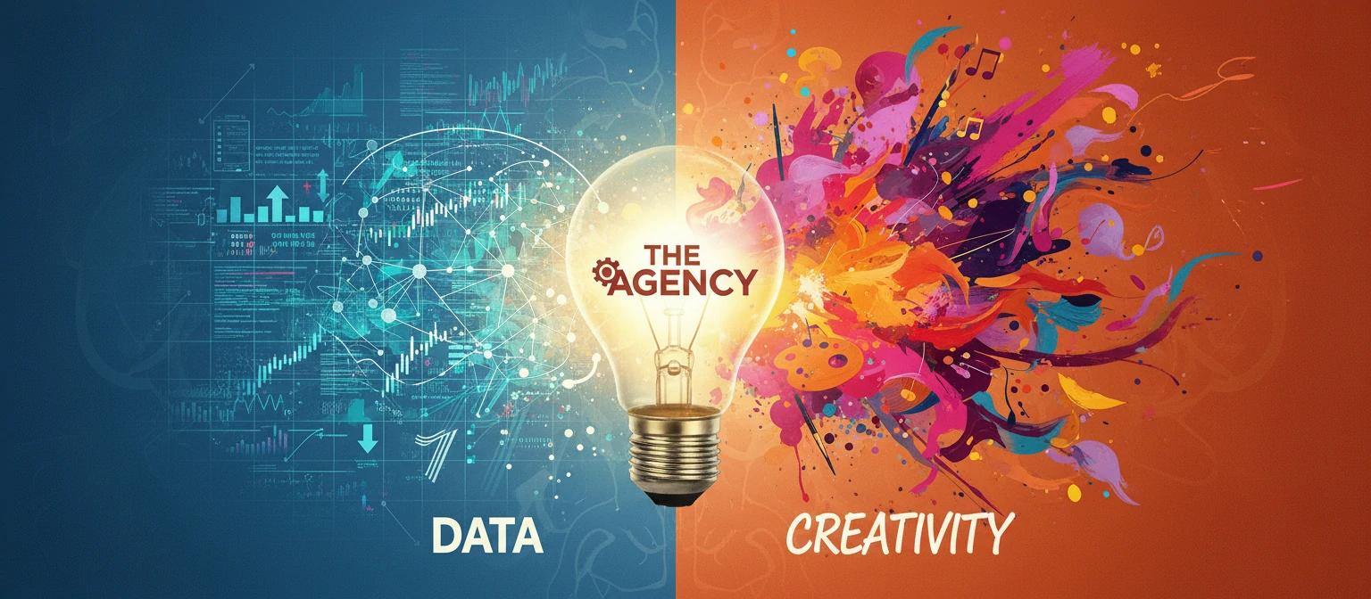 A Left Brain - Right Brain artistic illustration