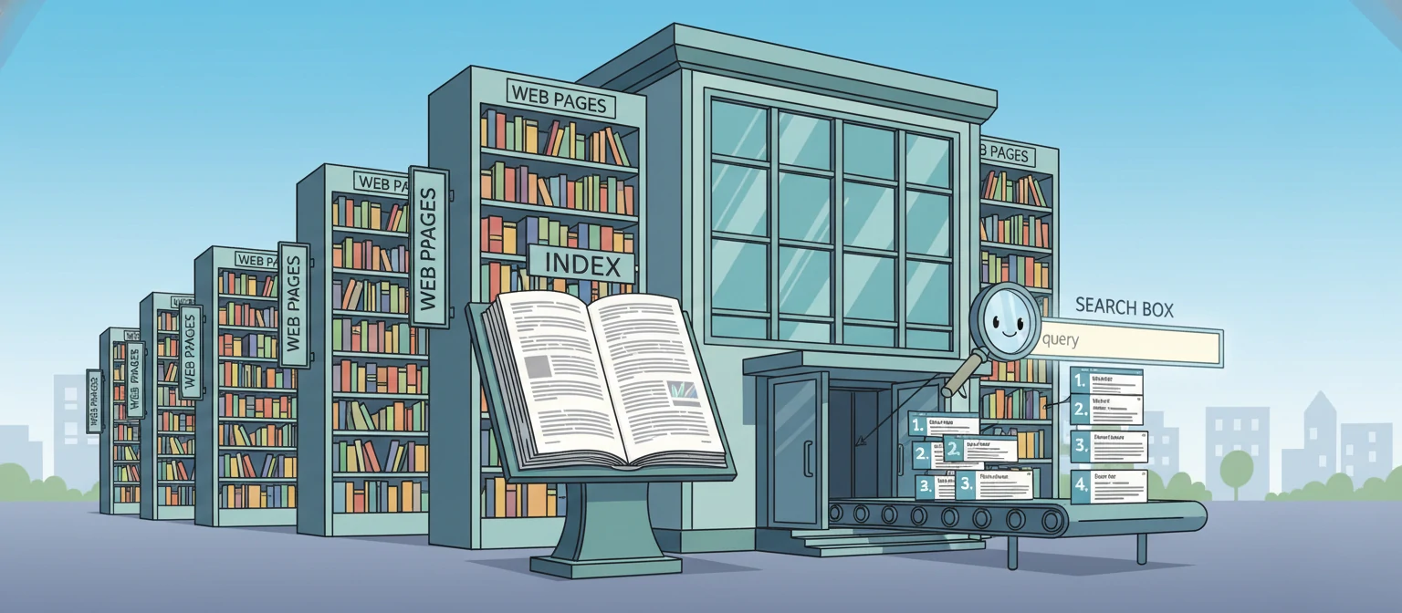 A simple library analogy illustration