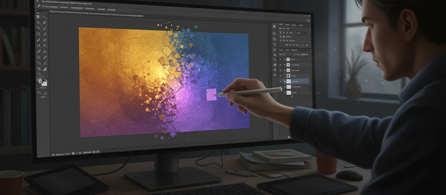 Advanced blending techniques with square brushes