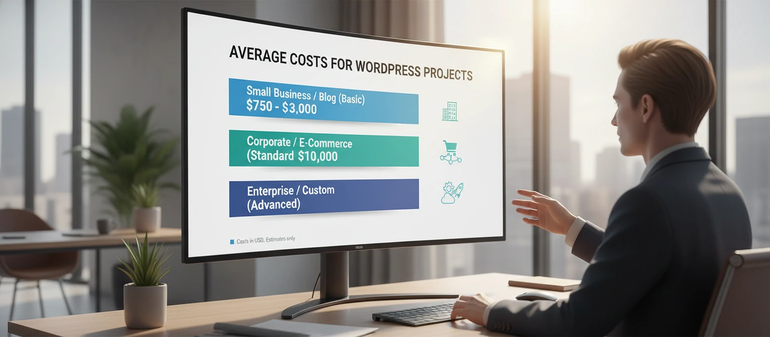 Average costs for WordPress projects