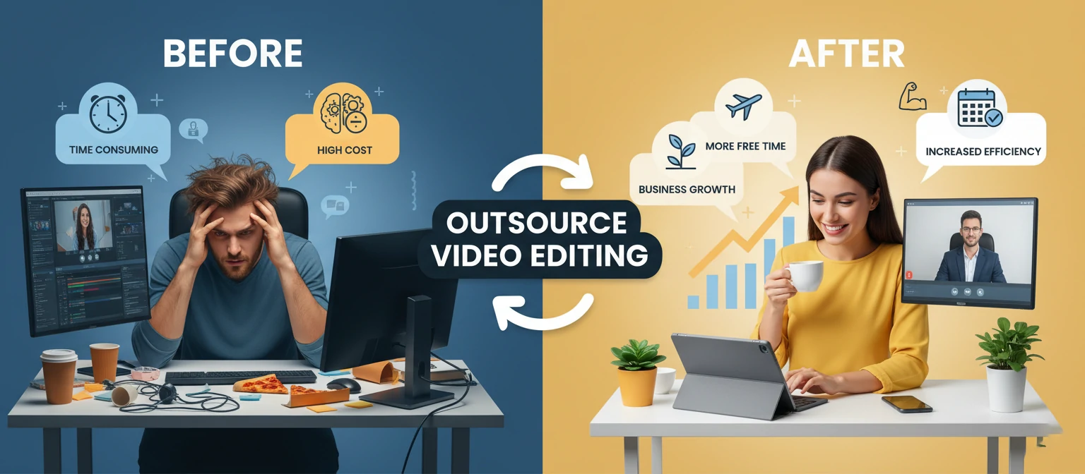 Benefits of outsourcing video editing