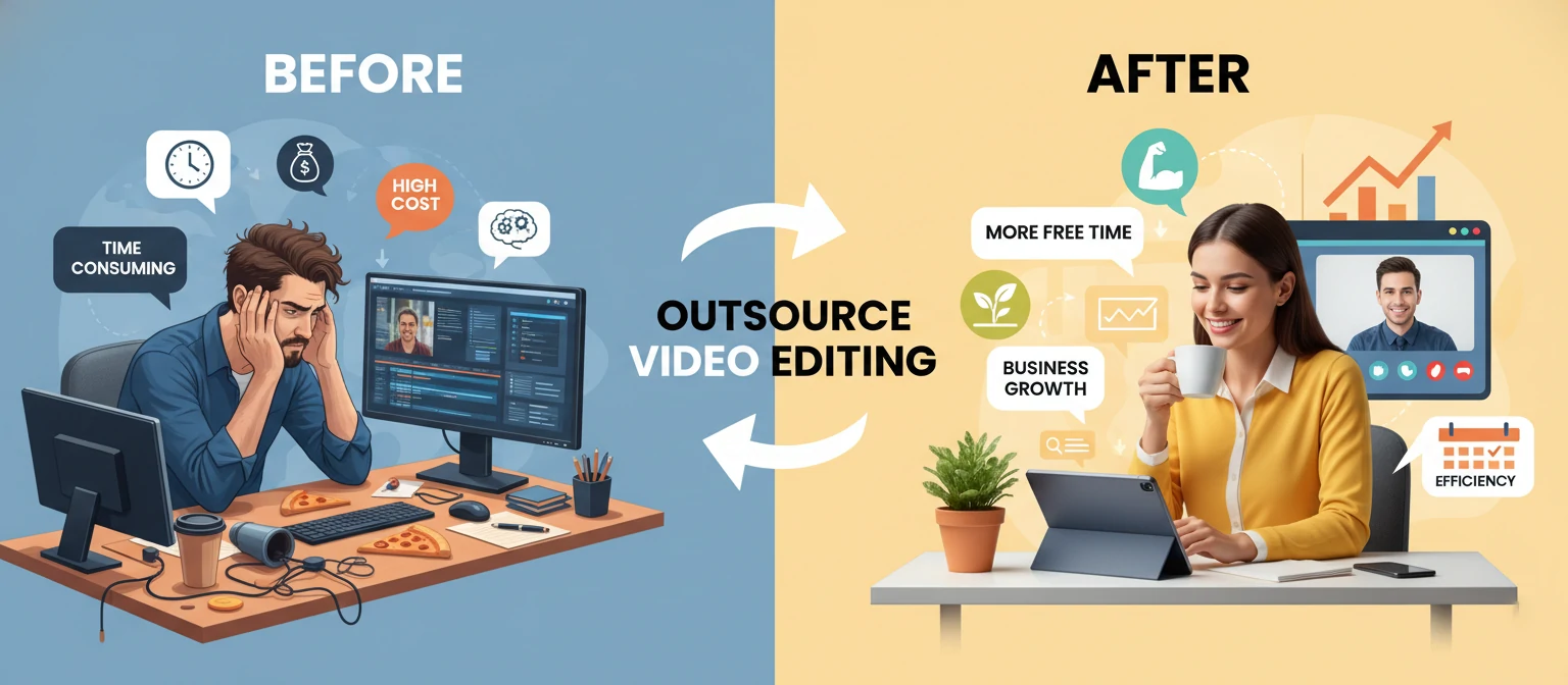 Benefits of outsourcing video editing~1