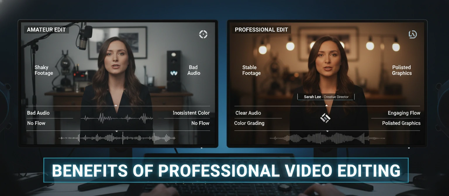 Benefits of professional video editing