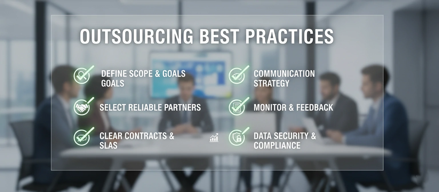 Best practices checklist for outsourcing