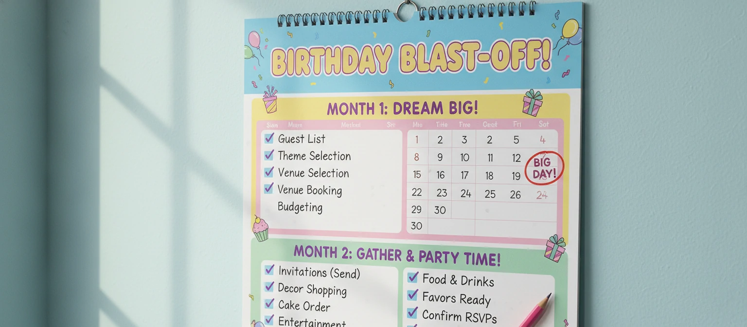 Birthday planning checklist