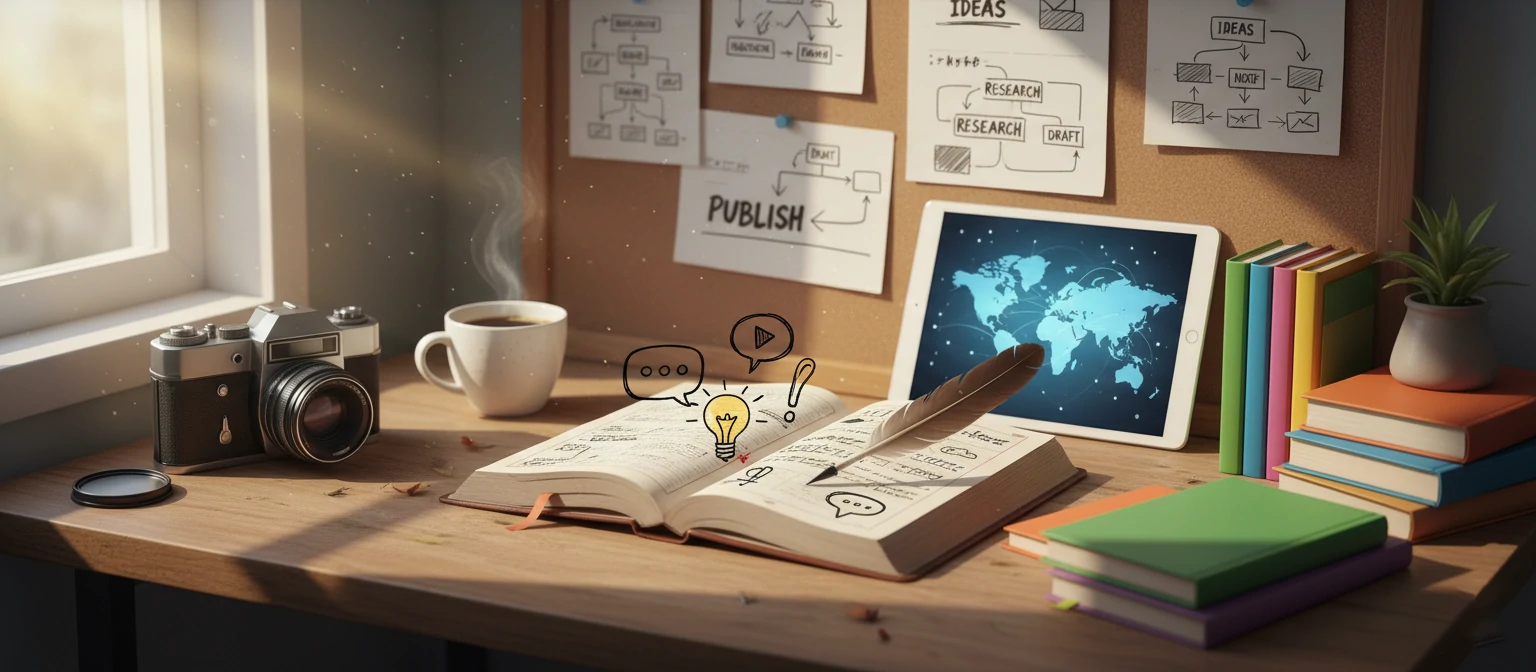 Blog articles illustration