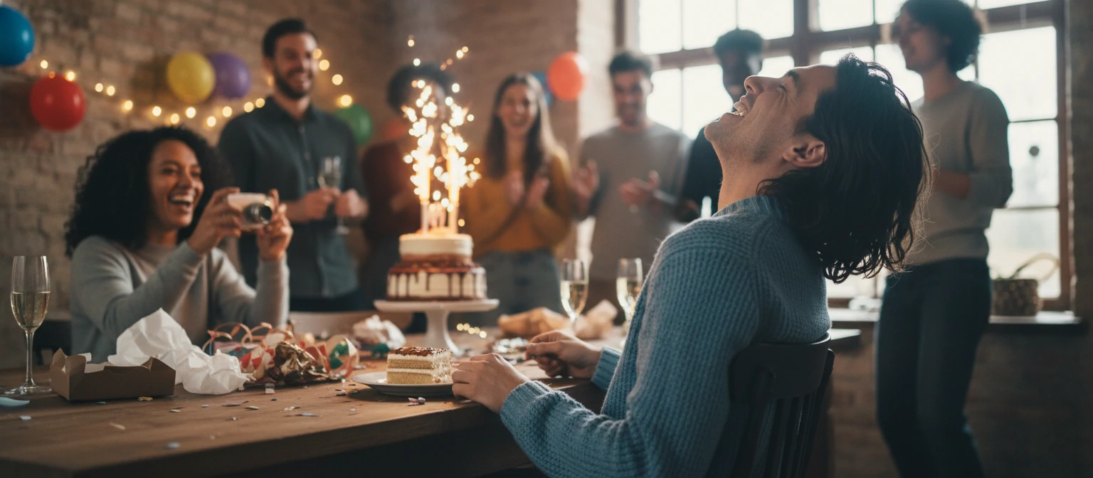 Candid birthday moments