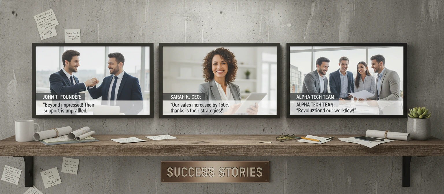 Client testimonials and success stories