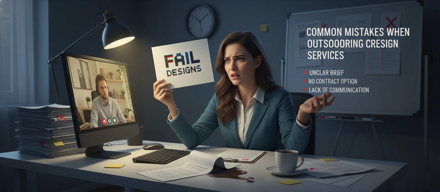 Common Mistakes When Outsourcing Creative Design Services