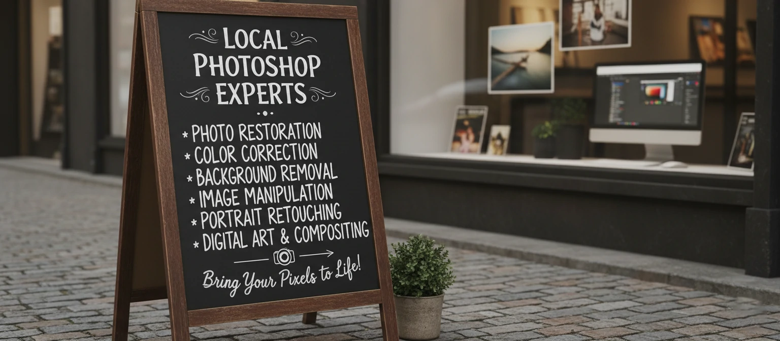 Common services offered by local Photoshop experts