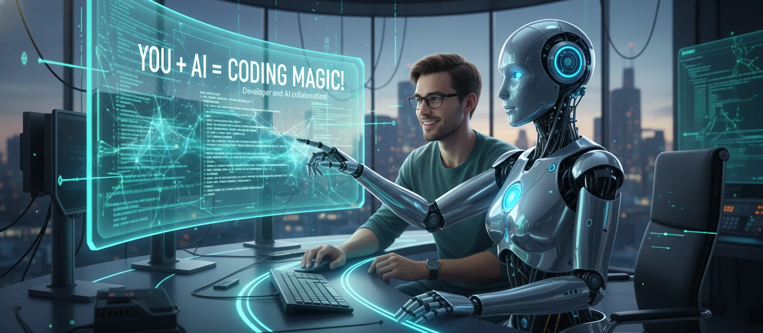 Developer and AI collaborating